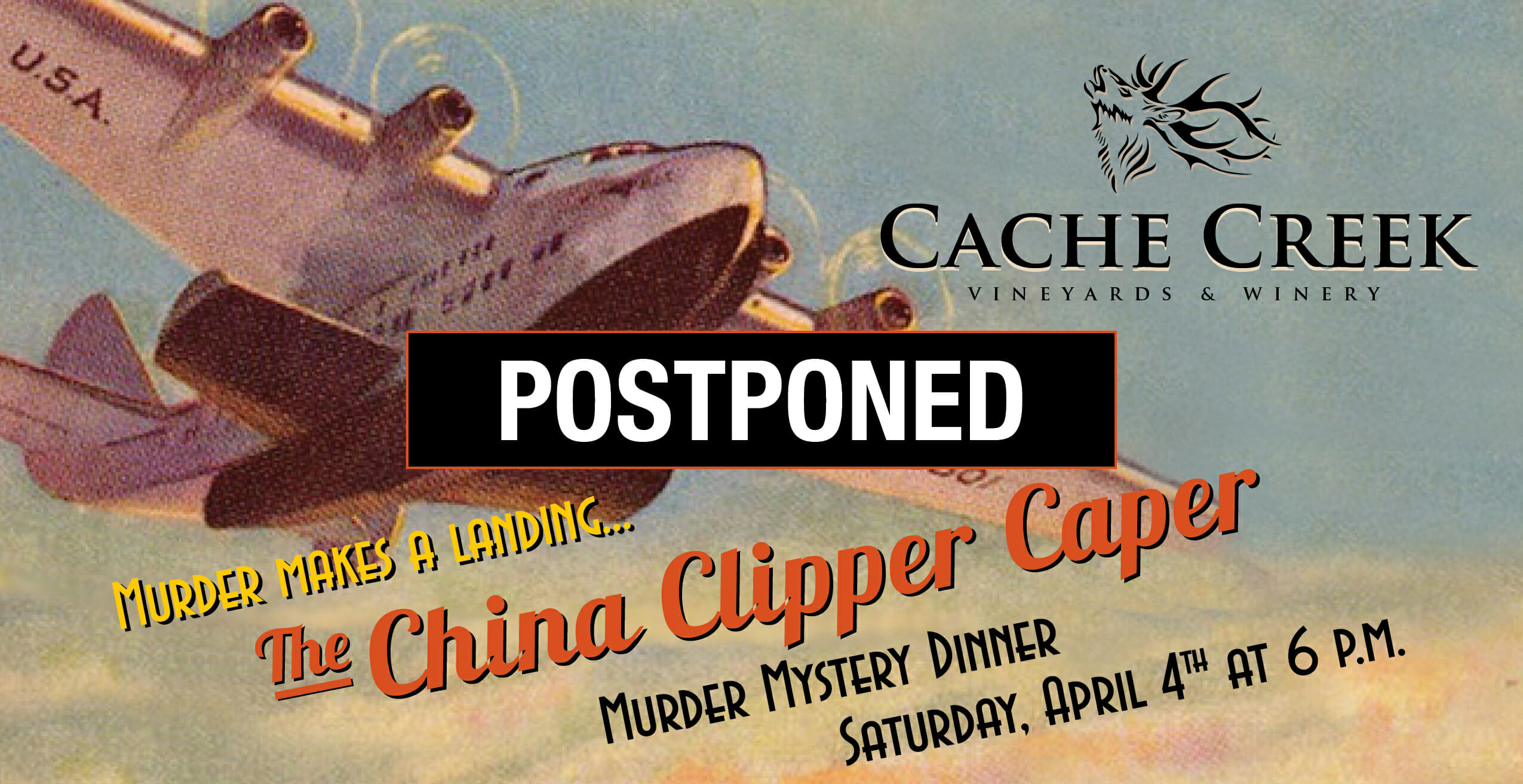 POSTPONED CCV Murder Mystery Dinner